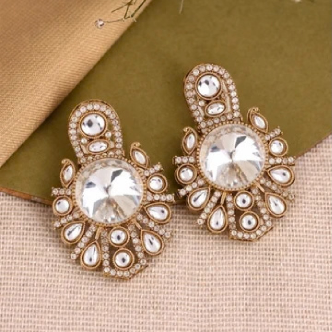 Elegant Crystal Statement Earrings
